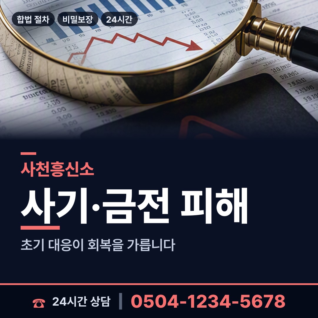 사천 선구동 불륜관계조사 상담 안내